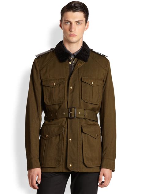 burberry field jacket men|burberry bomber jacket men's.